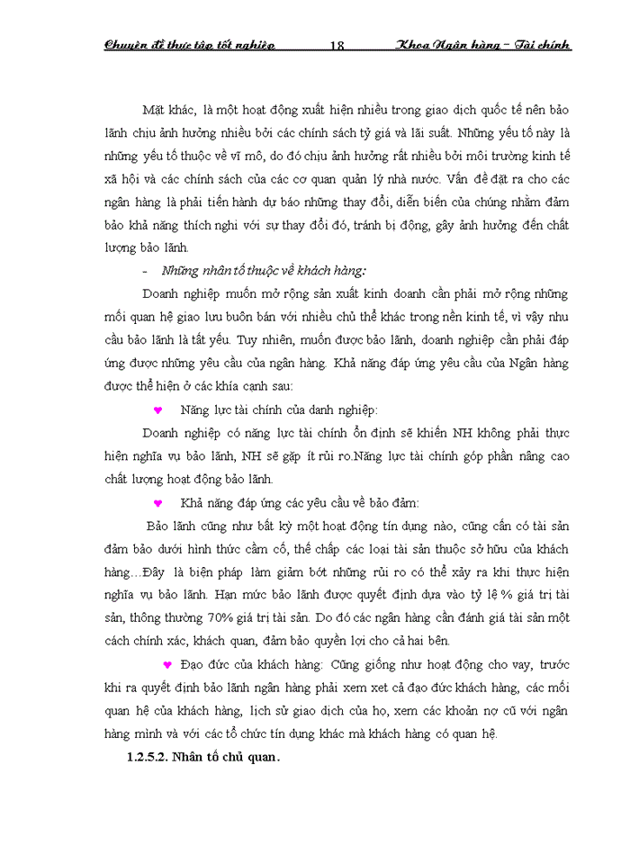 image for page Mở rộng hoạt động bảo lãnh tại ngân hàng thương mại cổ phần nhà Hà Nội