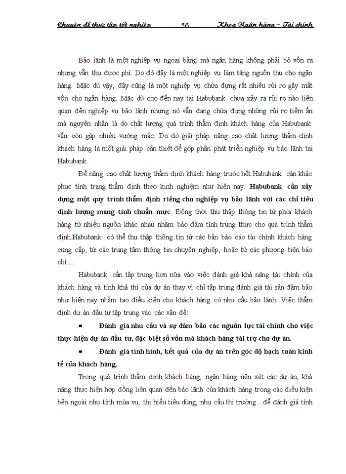 image for page Mở rộng hoạt động bảo lãnh tại ngân hàng thương mại cổ phần nhà Hà Nội