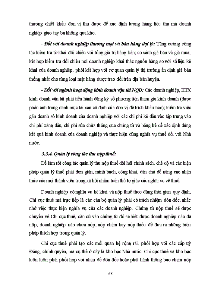 image for page Nâng cao hiệu quả công tác quản lý  thu thuế GTGT đối với các doanh nghiệp ngoài quốc doanh trên địa bàn huyện Hiệp Hoà - tỉnh Bắc Giang