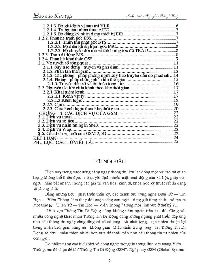 Mạng thông tin di động GSM