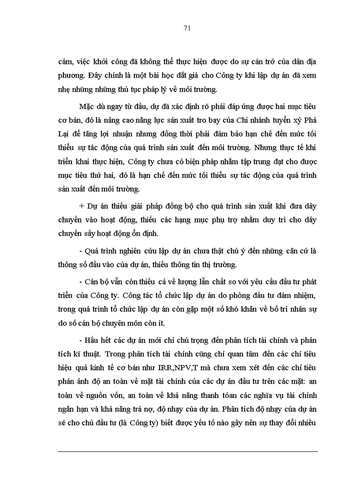 image for page Hoàn thiện công tác lập dự án đầu tư tại Công ty cổ phần Vật tư Vận tải xi măng