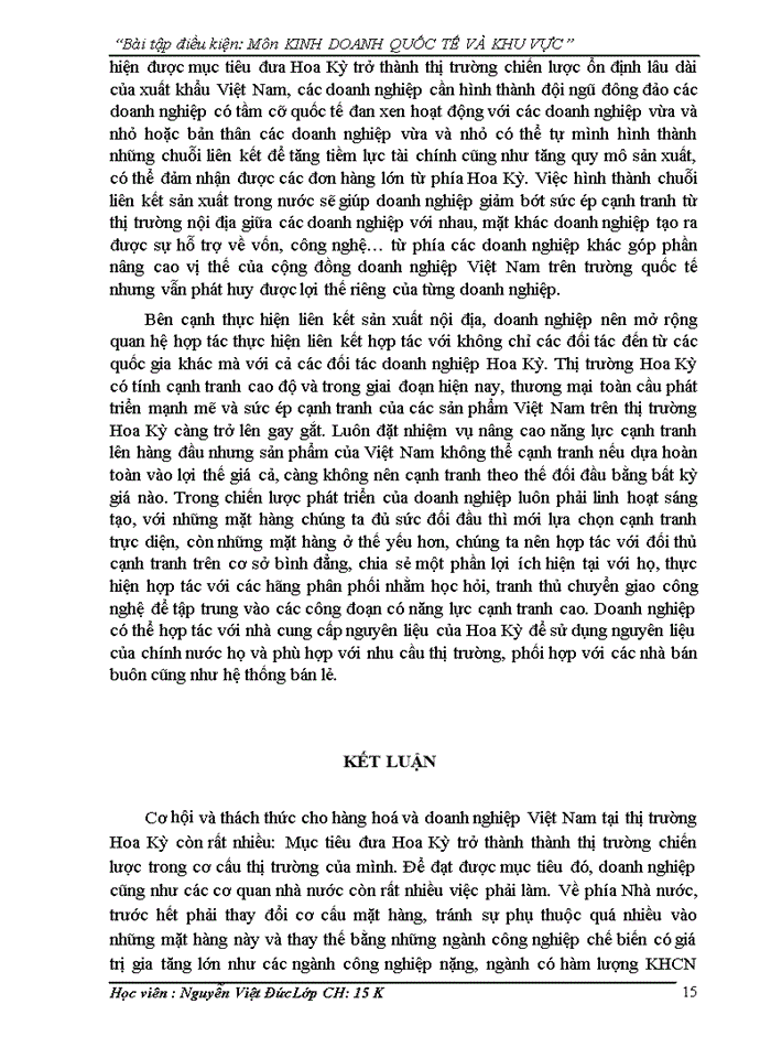 image for page Giới thiệu khái quát về môi trường kinh tế Mỹ và rút ra ý nghĩa đối với các doanh nghiệp Việt Nam khi thâm nhập thị trường