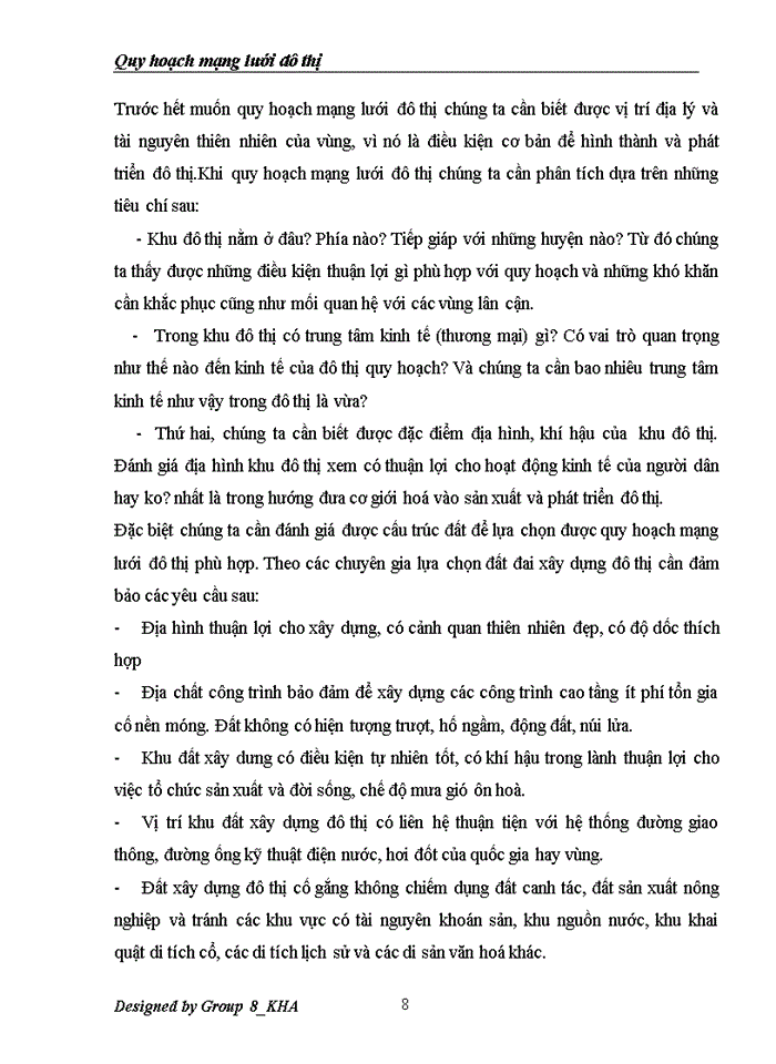 image for page Quy hoạch mạng lưới đô thị