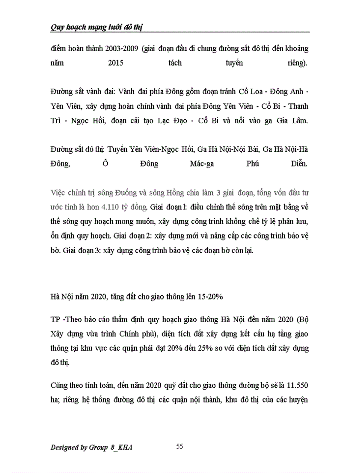 image for page Quy hoạch mạng lưới đô thị