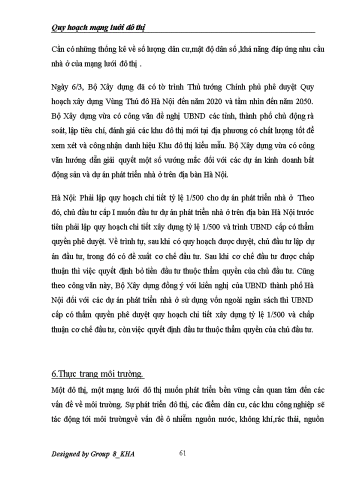 image for page Quy hoạch mạng lưới đô thị