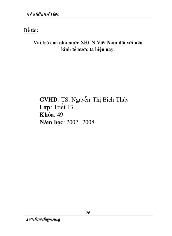 image for page Vai trò của nhà nước XHCN Việt Nam đối với nền kinh tế nước ta hiện nay