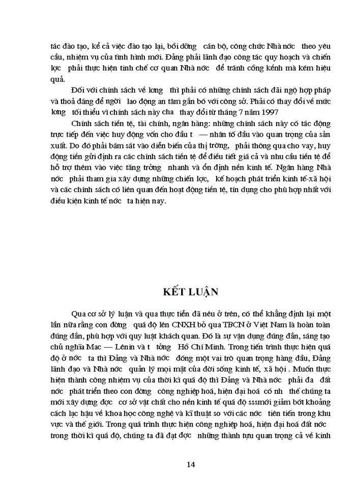 image for page Quá độ lên CNXH bỏ qua chế độ tư bản chủ nghĩa ở Việt Nam, lý luận thực trạng và giải pháp thực hiện ở nước ta