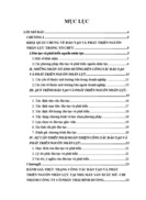 Một số giải pháp nhằm hoàn thiện công tác đào tạo và phát triẻn nguồn nhân lực tại nhà máy