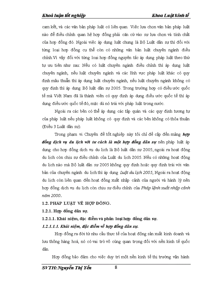 image for page Pháp luật về hợp đồng dịch vụ du lịch và thực tiễn áp dụng tại công ty TNHH nhà nước một thành viên THĂNG LONG -GTC