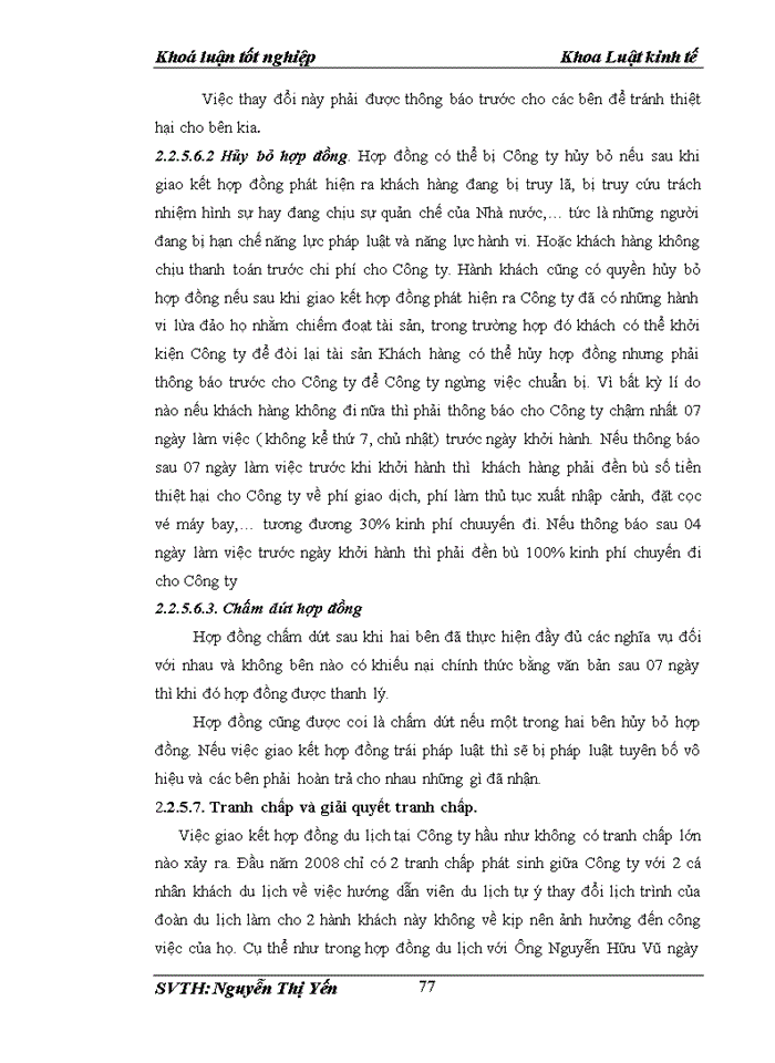 image for page Pháp luật về hợp đồng dịch vụ du lịch và thực tiễn áp dụng tại công ty TNHH nhà nước một thành viên THĂNG LONG -GTC