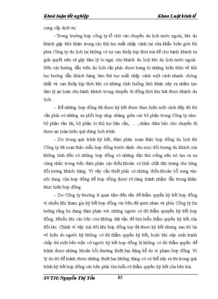 image for page Pháp luật về hợp đồng dịch vụ du lịch và thực tiễn áp dụng tại công ty TNHH nhà nước một thành viên THĂNG LONG -GTC