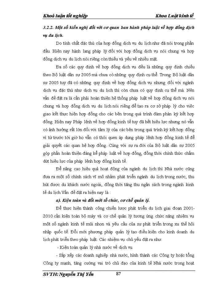 image for page Pháp luật về hợp đồng dịch vụ du lịch và thực tiễn áp dụng tại công ty TNHH nhà nước một thành viên THĂNG LONG -GTC