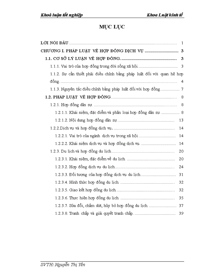 image for page Pháp luật về hợp đồng dịch vụ du lịch và thực tiễn áp dụng tại công ty TNHH nhà nước một thành viên THĂNG LONG -GTC