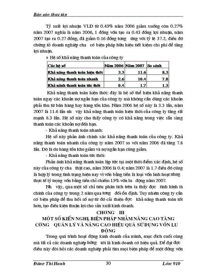 image for page Thực trạng quản lý và hiệu quả sử dụng vốn lưu động tại Công ty cổ phần Nhiệt điện Phả Lại