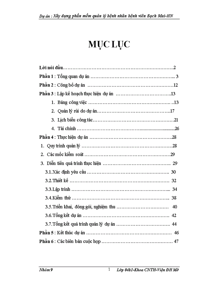 image for page Xây dựng phần mềm quản lý bệnh nhân bệnh viên Bạch Mai-HN