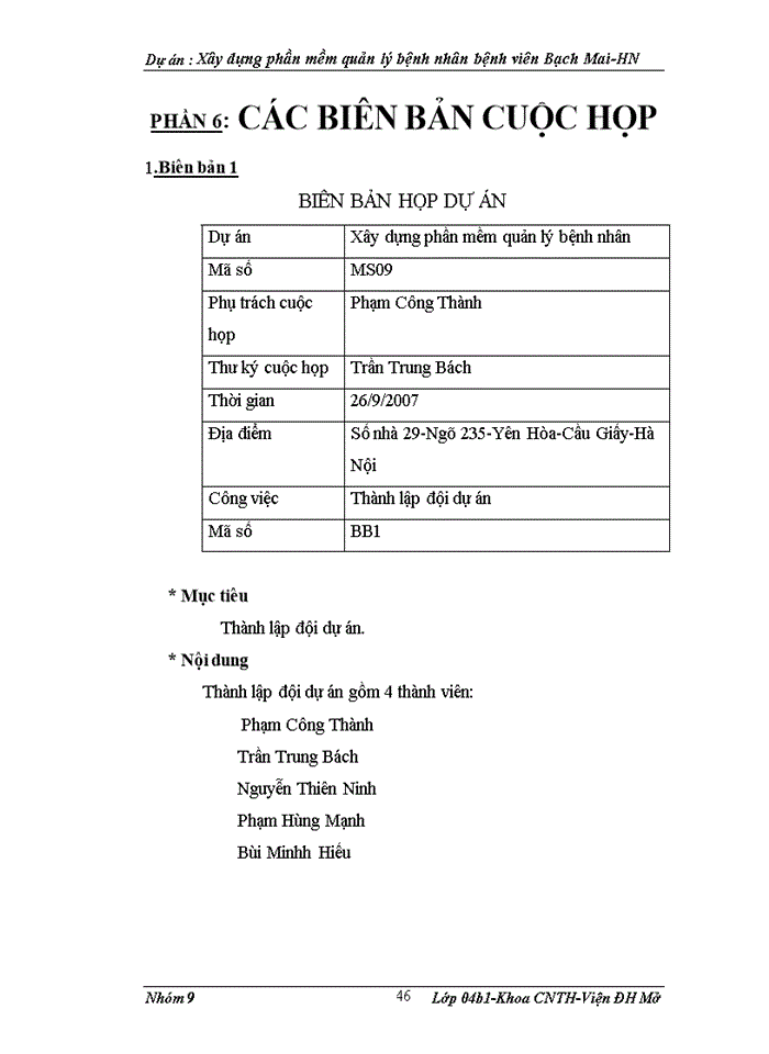 image for page Xây dựng phần mềm quản lý bệnh nhân bệnh viên Bạch Mai-HN