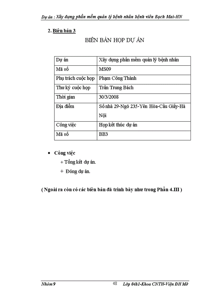 image for page Xây dựng phần mềm quản lý bệnh nhân bệnh viên Bạch Mai-HN