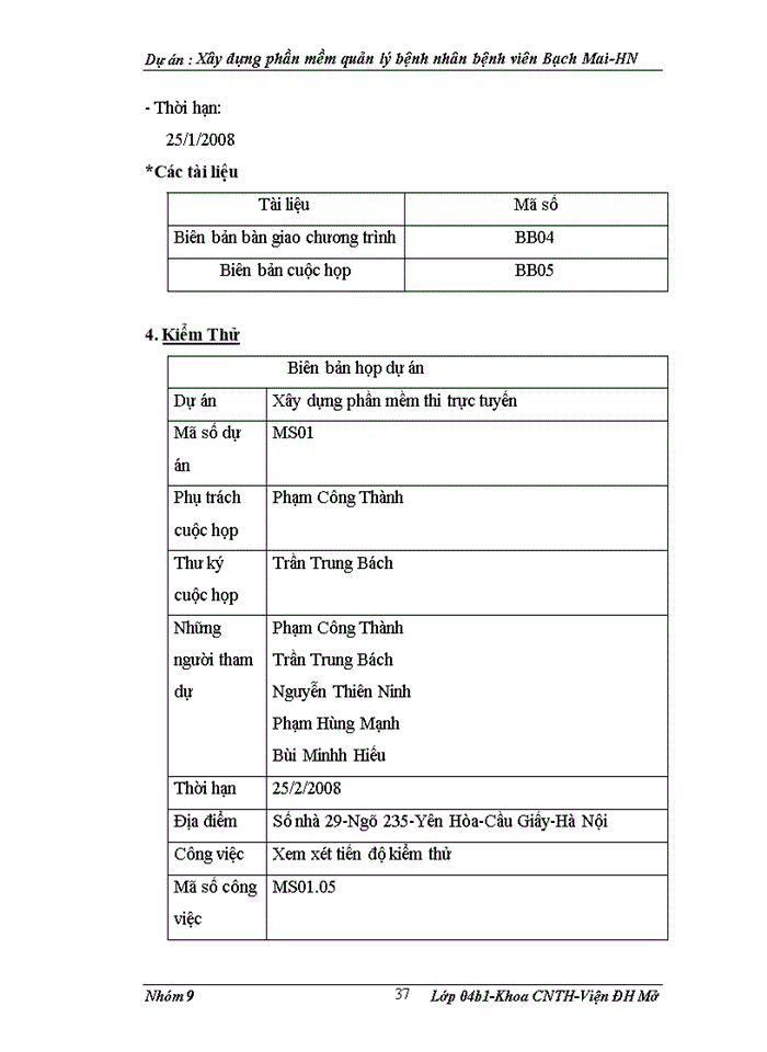image for page Xây dựng phần mềm quản lý bệnh nhân bệnh viện Bạch Mai-HN