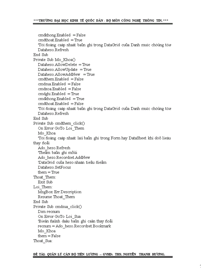 image for page Xây dựng cơ sở dữ liệu của chương trình