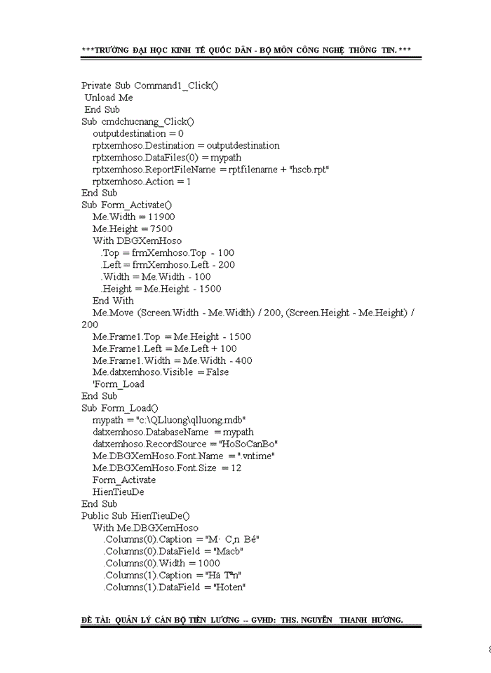 image for page Xây dựng cơ sở dữ liệu của chương trình