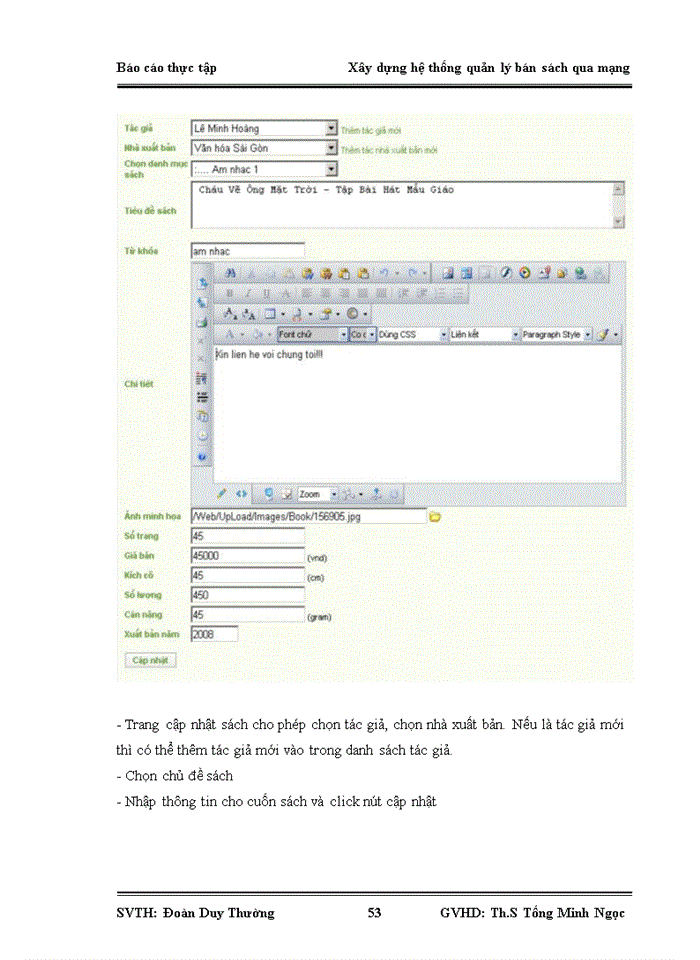 image for page Xây dựng hệ thống quản lý bán sách trên mạng