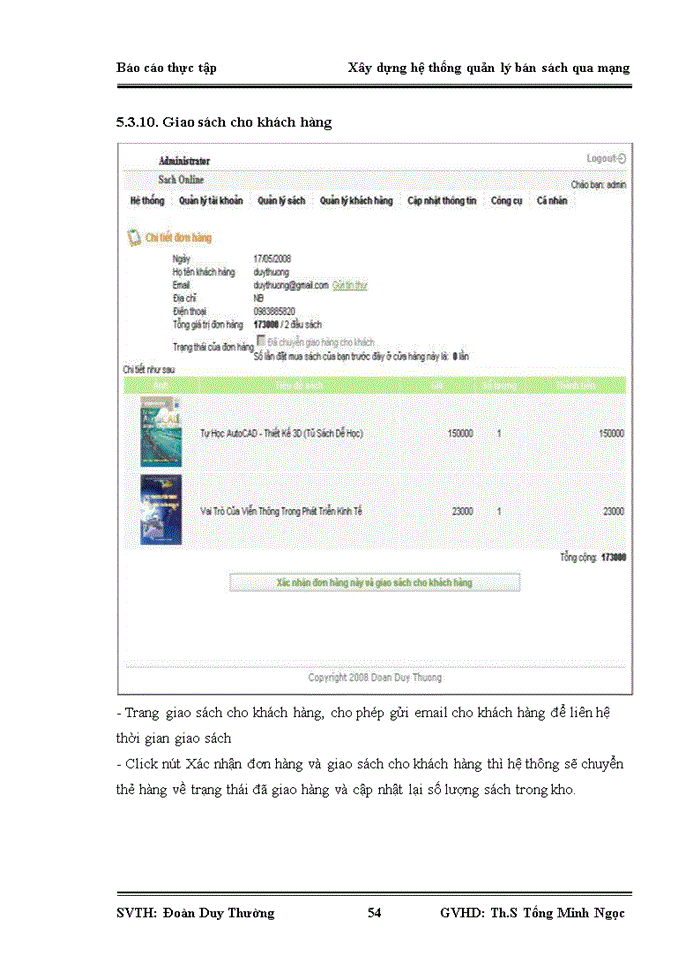 image for page Xây dựng hệ thống quản lý bán sách trên mạng