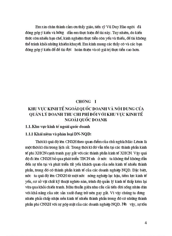 image for page Hoàn thiện cơ chế quản lý doanh thu chi phí đối với khu vực kinh tế ngoài quốc doanh ở nước ta