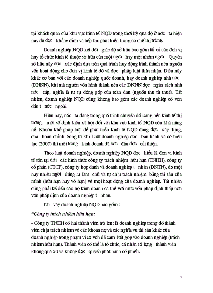 image for page Hoàn thiện cơ chế quản lý doanh thu chi phí đối với khu vực kinh tế ngoài quốc doanh ở nước ta