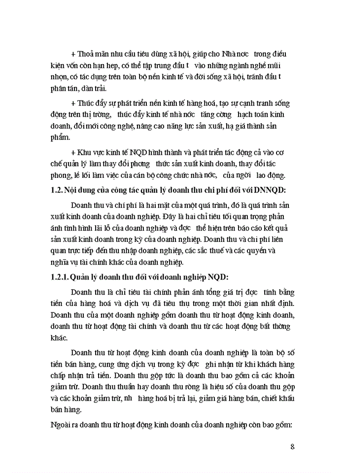 image for page Hoàn thiện cơ chế quản lý doanh thu chi phí đối với khu vực kinh tế ngoài quốc doanh ở nước ta