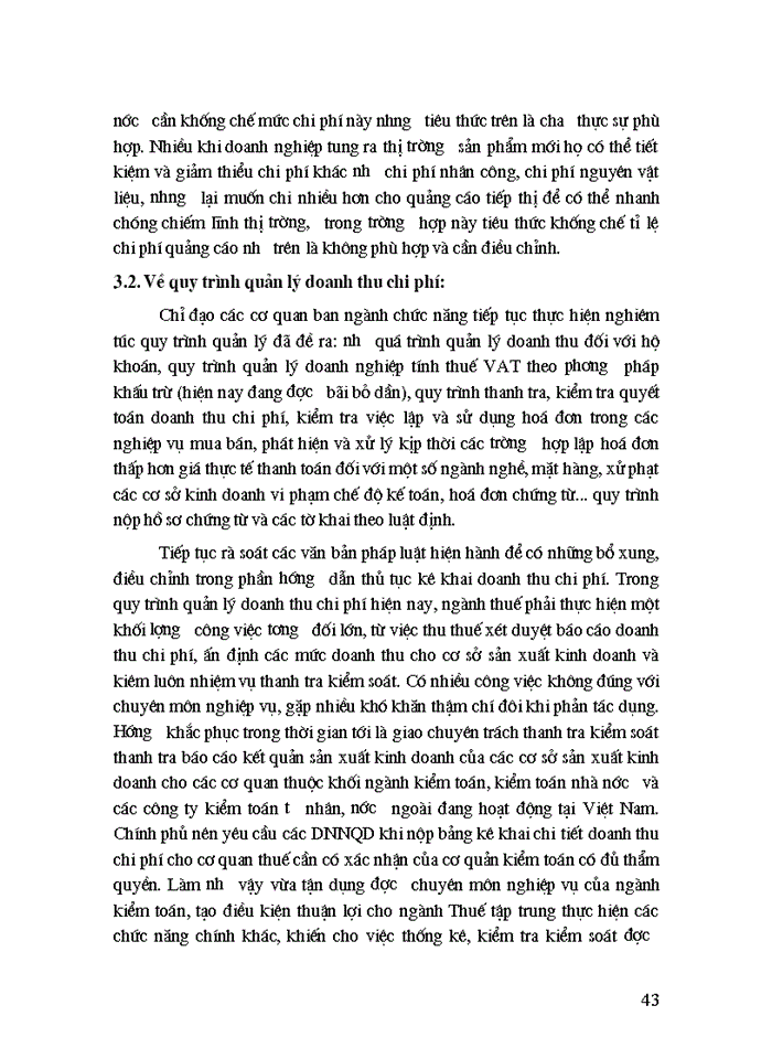 image for page Hoàn thiện cơ chế quản lý doanh thu chi phí đối với khu vực kinh tế ngoài quốc doanh ở nước ta