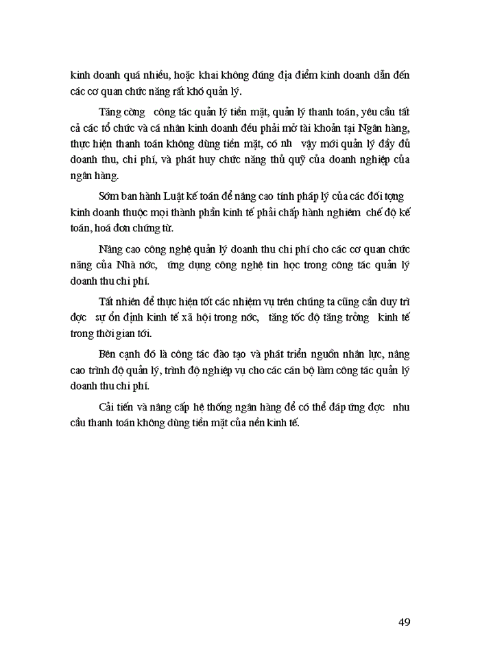 image for page Hoàn thiện cơ chế quản lý doanh thu chi phí đối với khu vực kinh tế ngoài quốc doanh ở nước ta