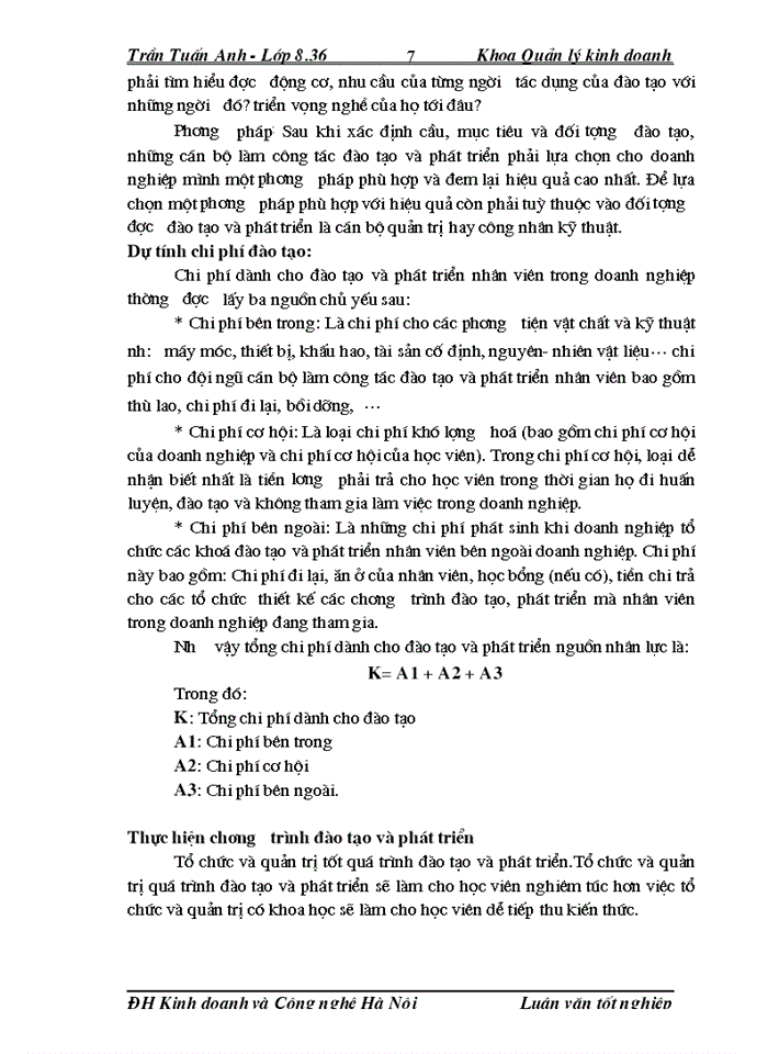 image for page Thực trạng về tổ chức giáo dục đào tạo và phát triển nguồn nhân lực tại công ty In và Sản xuất bao bì Hà Nội- một số giải pháp nhằm hoàn thiện công tác trên