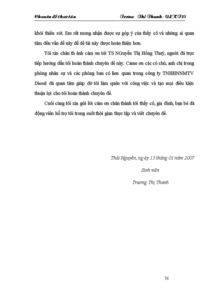 image for page Một số giải pháp nhằm góp phần hoàn thiện công tác tổ chức quản lý của Công ty TNHH Nhà nước một thành viên Diesel Sông Công