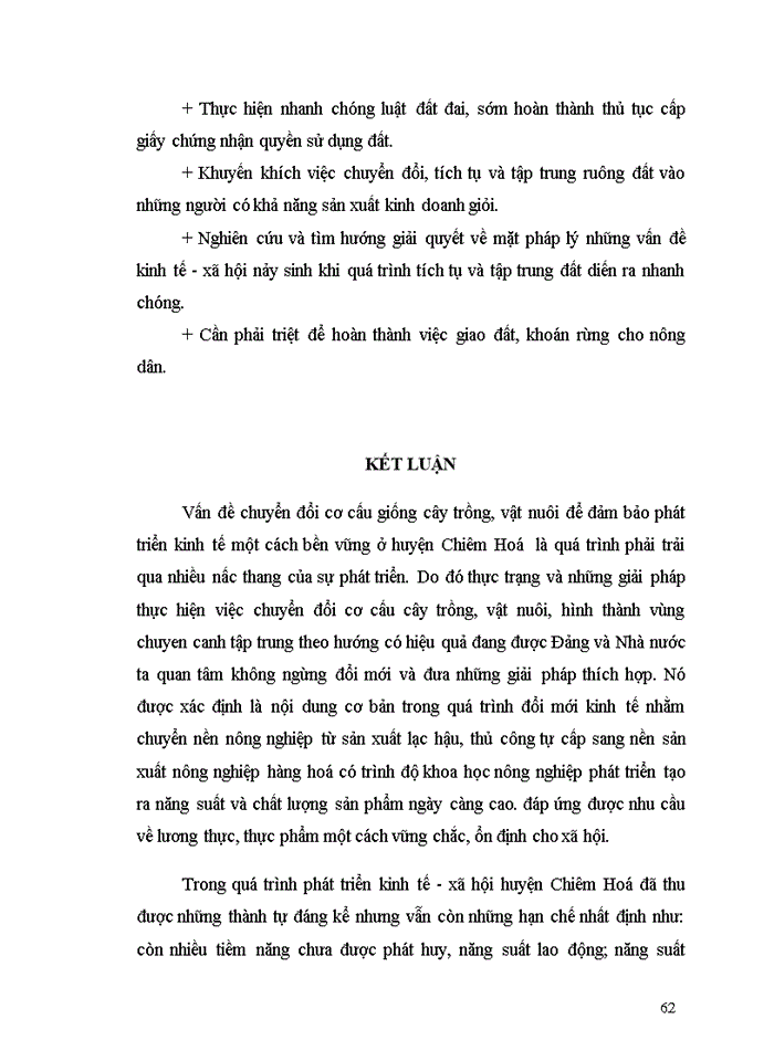 image for page Thực trạng và những giải pháp thực hiện việc chuyển đổi cơ cấu giống cây trồng, vật nuôi và phát triển kinh tế trên địa bàn huyện Chiêm Hoá