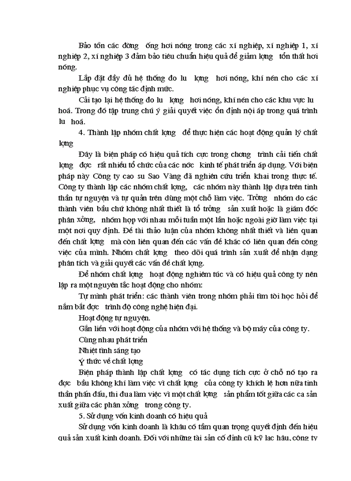 image for page Một số giải pháp nhằm nâng cao hiệu quả sản xuất kinh doanh của Công ty Cao su Sao vàng Hà Nội