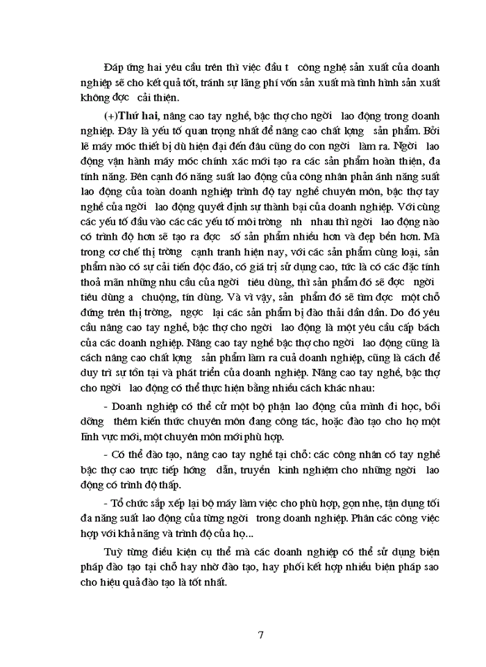 image for page Một số giải pháp nâng cao chất lượng sản  phẩm  ở công ty TNHH Sao Việt