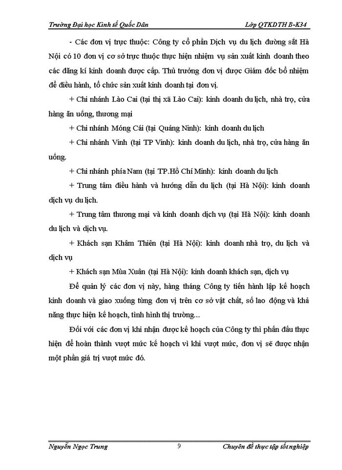 image for page Một số giải pháp phát triển kinh doanh lữ hành ở Công ty cổ phần Dịch vụ du lịch đường sắt Hà Nội