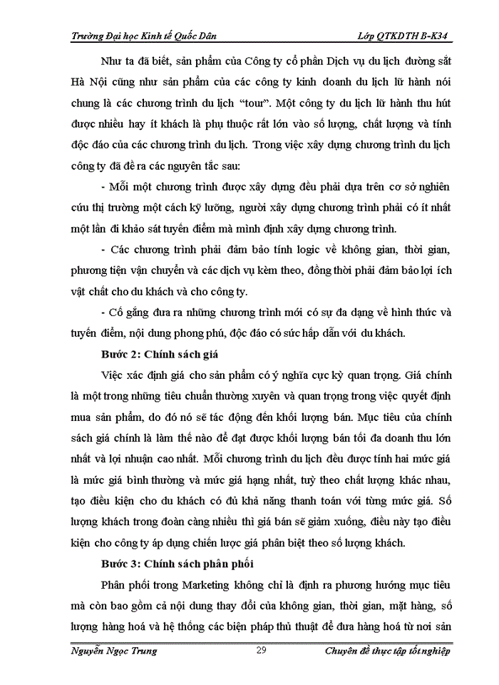 image for page Một số giải pháp phát triển kinh doanh lữ hành ở Công ty cổ phần Dịch vụ du lịch đường sắt Hà Nội