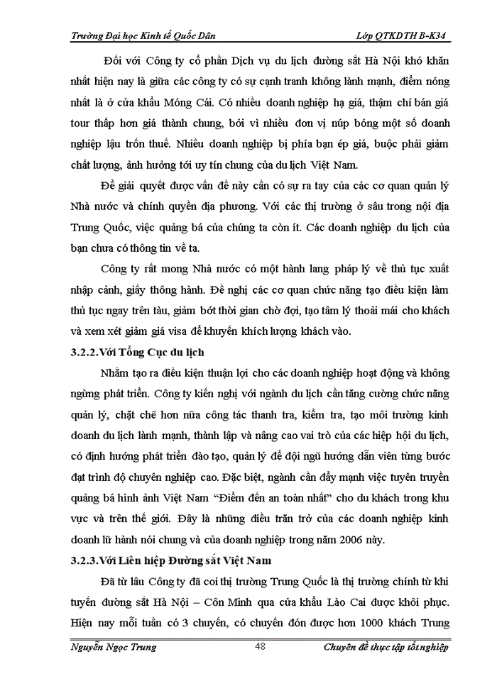 image for page Một số giải pháp phát triển kinh doanh lữ hành ở Công ty cổ phần Dịch vụ du lịch đường sắt Hà Nội