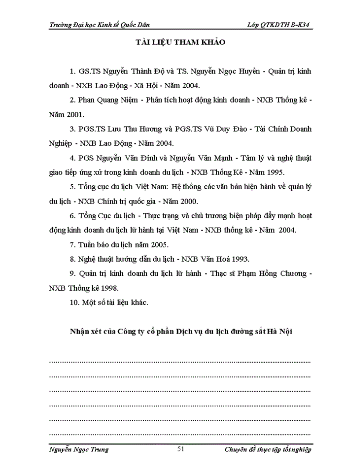 image for page Một số giải pháp phát triển kinh doanh lữ hành ở Công ty cổ phần Dịch vụ du lịch đường sắt Hà Nội