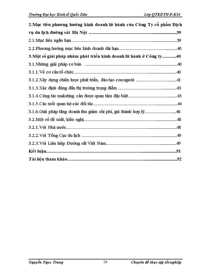 image for page Một số giải pháp phát triển kinh doanh lữ hành ở Công ty cổ phần Dịch vụ du lịch đường sắt Hà Nội