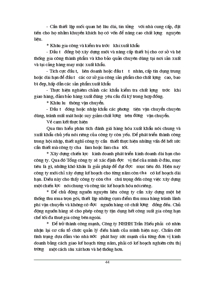 image for page Những giải pháp nâng cao khả năng cạnh tranh của một số mặt hàng xuất khẩu chủ yếu ở Công ty TNHH Trần Hiếu