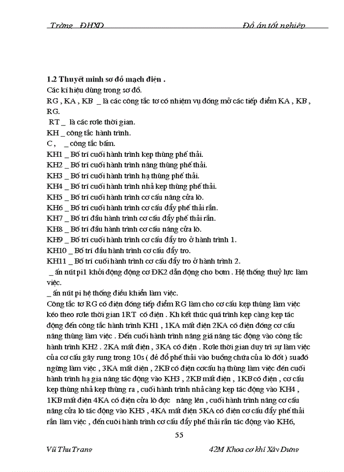 image for page Thiết kế hệ thống thủy lực dẫn động các cơ cấu