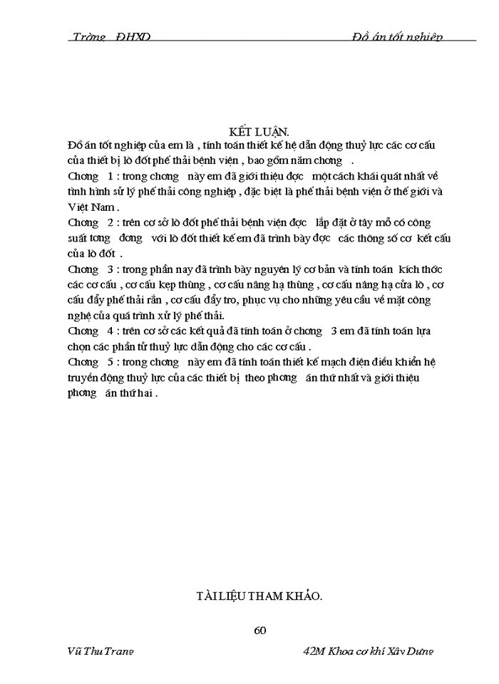 image for page Thiết kế hệ thống thủy lực dẫn động các cơ cấu