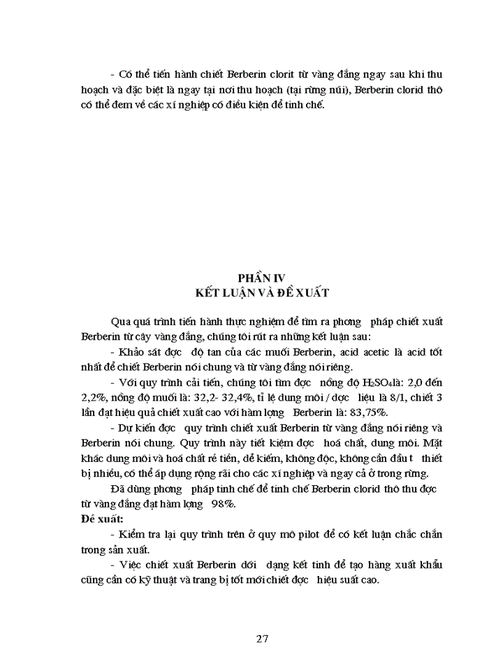 image for page Góp phần nghiên cứu phương pháp chiết xuất Berberin từ cây vàng đắng Coscinium usitatum Pierre