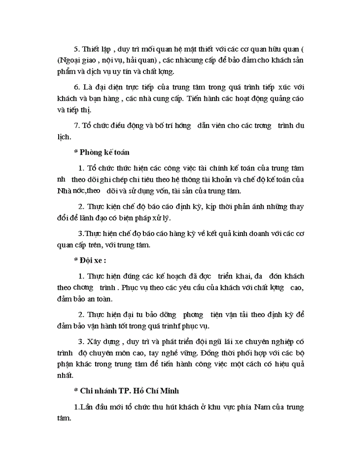 image for page Quá trình hình thành và phát triển công ty du lịch dịch vụ Hà Nội