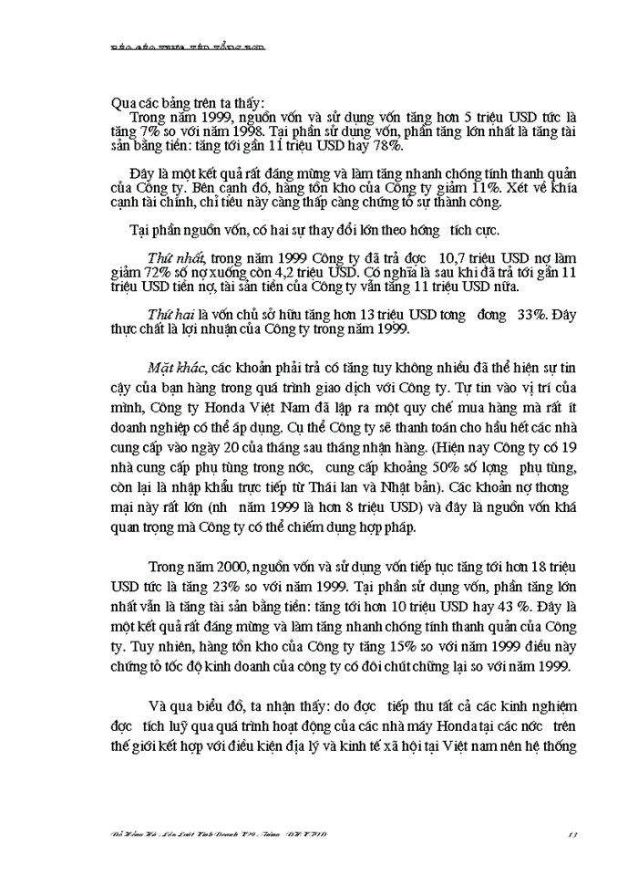 image for page tình hình sản xuất kinh doanh của công ty liên doanh Honda Việt Nam trong những năm qua