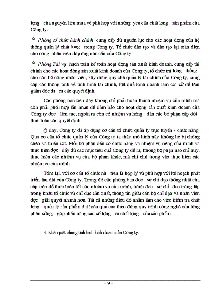 image for page báo cáo tổng hợp về tình hình kinh doanh và quản lý của công ty sơn tổng hợp hà nội