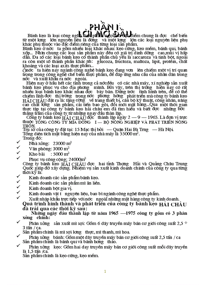 image for page Quá trình hình thành và phát triển của công ty bánh kẹo HẢI CHÂU