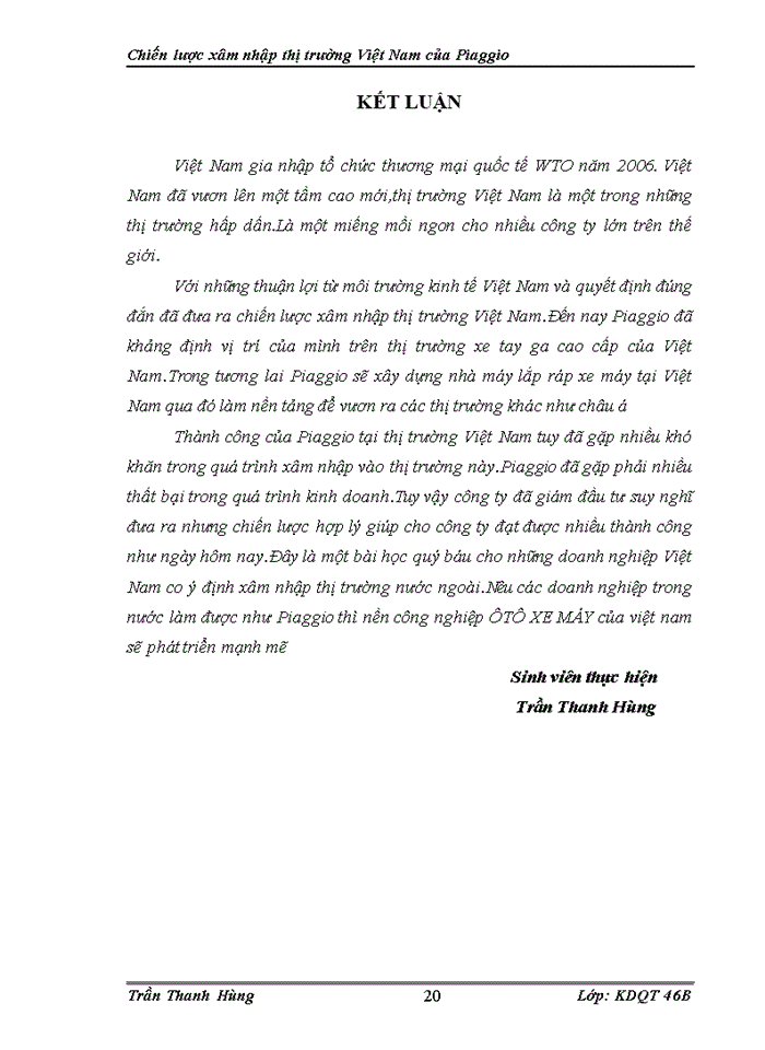 image for page Chiến lược xâm nhập thị trường Việt Nam của Piaggio